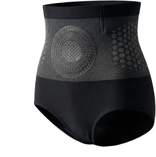 High-waist sculpting shorts in black