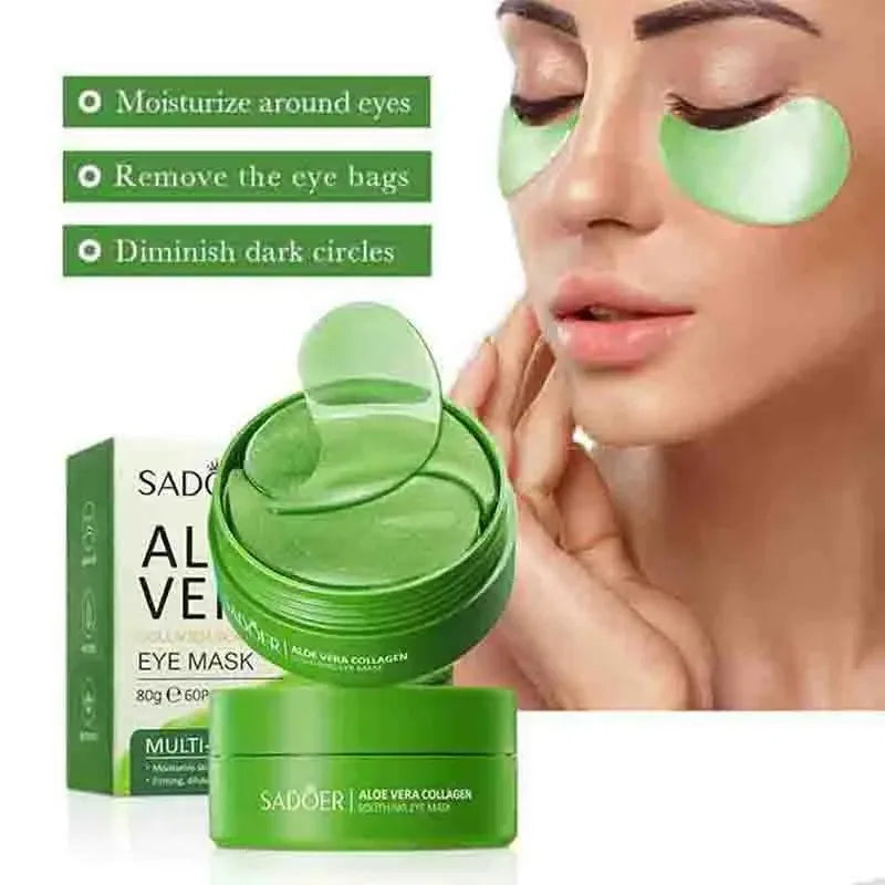 Aloe vera collagen eye masks tub