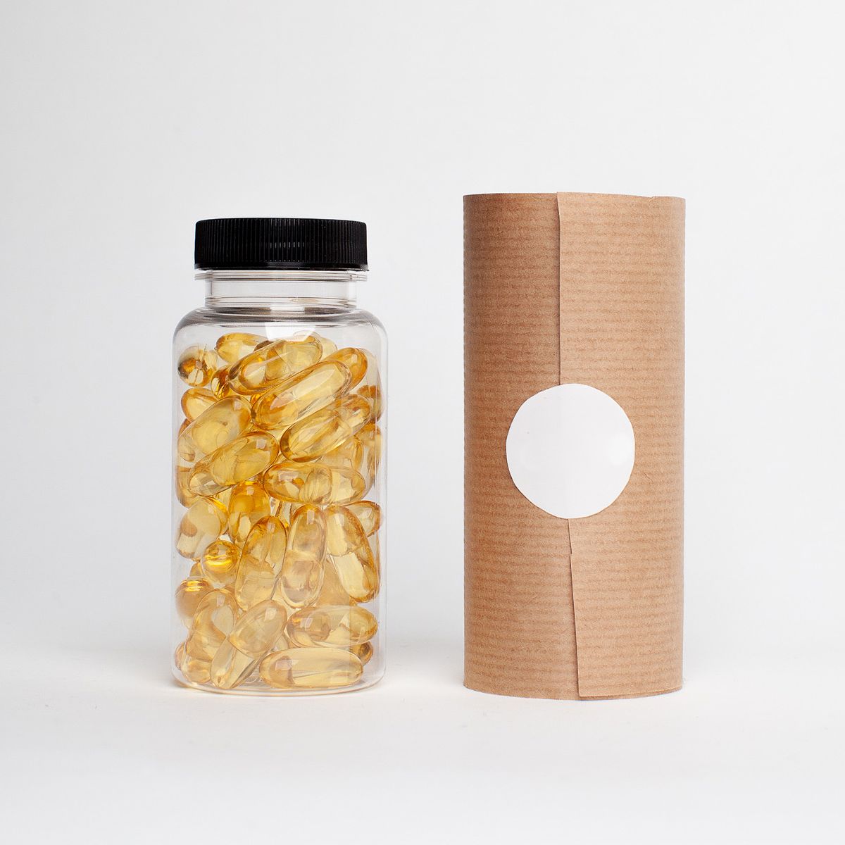Lorovea Marine Collagen Powder jar beside its kraft carton
